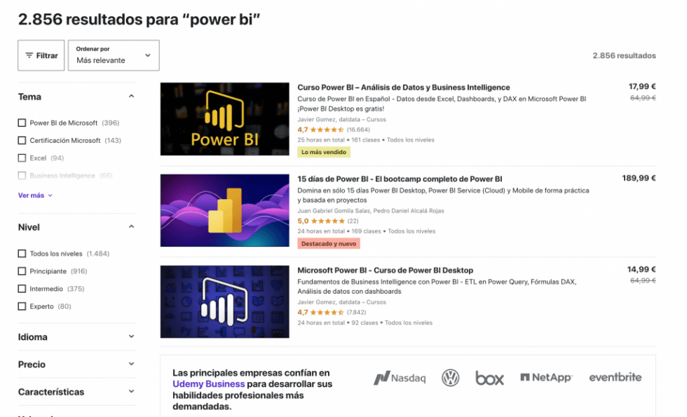 Los 5 mejores cursos de Power BI de 2024 con CERTIFICADO